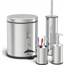 Hammom va hojatxona to'plami, 4 ta narsa Perilla FOUR BATHROOM SET chrom 83031