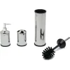 Набор для ванной и туалета, 4 предмета Perilla FOUR BATHROOM SET хром 83031