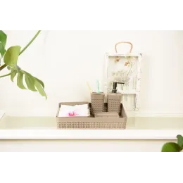 Дозатор для жидкого мыла Plast Team OSLO шоколадный мокко