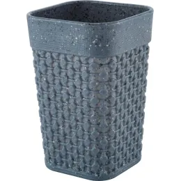 Hammom uchun stakan Plast Team STONE qora tosh
