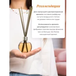 Tayoqchalar bilan uy diffuzeri Aroma Republic №17 "Orange wood", 50 ml