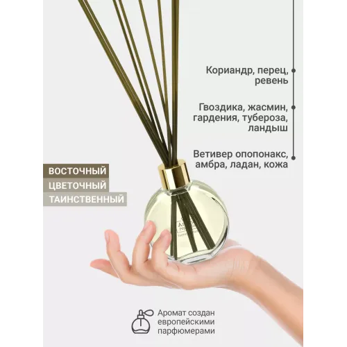Tayoqchalar bilan uy diffuzeri Aroma Republic №19 "Tropical rain", 70 ml