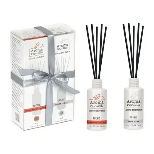 Aroma diffuzerlarining sovg'a to'plami Aroma Republic №4 "White Edition" (2х30 ml)