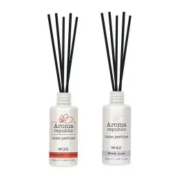 Aroma diffuzerlarining sovg'a to'plami Aroma Republic №4 "White Edition" (2х30 ml)