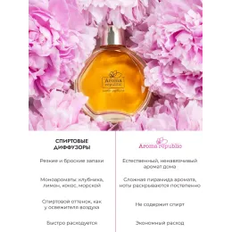 Tayoqchalar bilan uy diffuzeri Aroma Republic №52 "Parisian chic", 70 ml