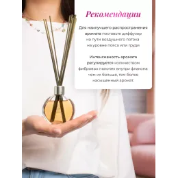 Tayoqchalar bilan uy diffuzeri Aroma Republic №52 "Parisian chic", 70 ml