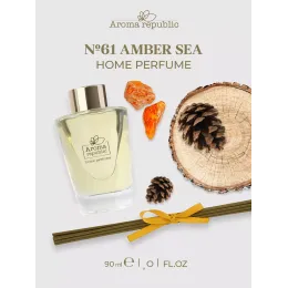 Tayoqchalar bilan uy diffuzeri Aroma Republic №61 "Amber Sea", 90 ml