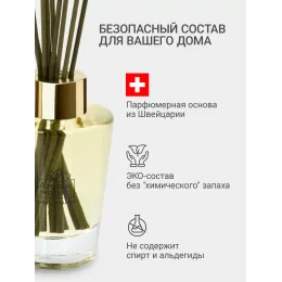 Tayoqchalar bilan uy diffuzeri Aroma Republic №61 "Amber Sea", 90 ml