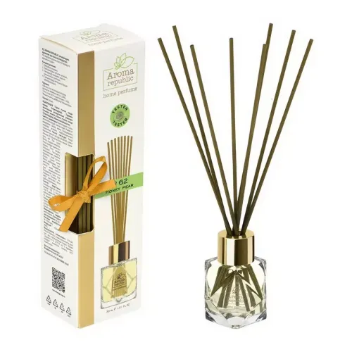 Tayoqchalar bilan uy diffuzeri Aroma Republic №62 "Honey pear", 30 ml
