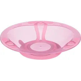 Bolalar plitasi issiq va sovuq ovqat uchun, xavfsiz materialdan 400 ml, Kidfinity pushti