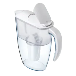 Suv uchun Filtrli ko'za kartrij bilan Akvafor Smail, 2.9 l oq