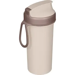 Sovuq ichimlik shishasi, halqali, 400 ml, Phibo ochiq bej