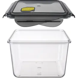 Контейнер для продуктов, заморозки и микроволновки, разные размеры Phibo Brilliant квадратный 1,7 л