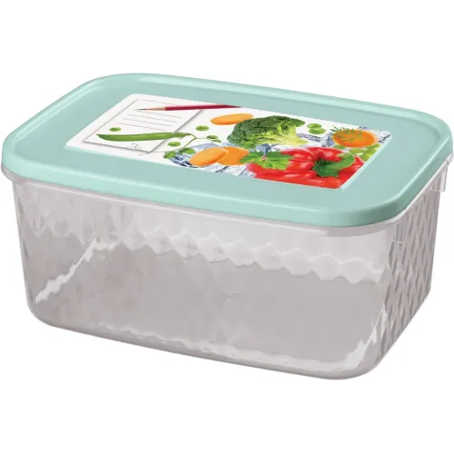 Oziq-ovqatlarni muzlatish va saqlash uchun idish, turli o'lchamlar, Phibo Crystal 1,3 l