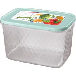 Oziq-ovqatlarni muzlatish va saqlash uchun idish, turli o'lchamlar, Phibo Crystal 1,7 l