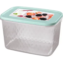 Oziq-ovqatlarni muzlatish va saqlash uchun idish, turli o'lchamlar, Phibo Crystal 1,7 l