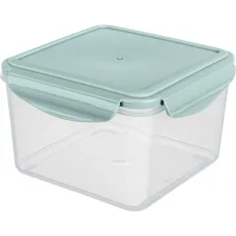 Контейнер для продуктов, для холодильника и микроволновки 1,6 л, Phibo Smart Lock светло-голубой