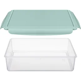 Контейнер для продуктов, для холодильника и микроволновки 3,7 л, Phibo Smart Lock светло-голубой