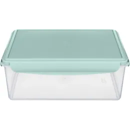 Контейнер для продуктов, для холодильника и микроволновки 5,4 л, Phibo Smart Lock светло-голубой