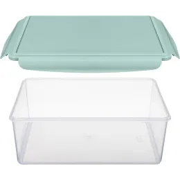 Контейнер для продуктов, для холодильника и микроволновки 5,4 л, Phibo Smart Lock светло-голубой