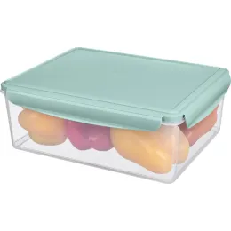 Контейнер для продуктов, для холодильника и микроволновки 5,4 л, Phibo Smart Lock светло-голубой