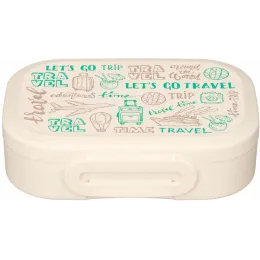 Lanch-boks, oziq-ovqat konteyner, Phibo Travel, bej