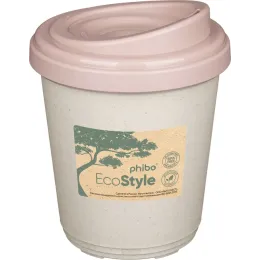 Термостакан двухслойный из безопасного полипропилена, Phibo 300 мл. бежевый