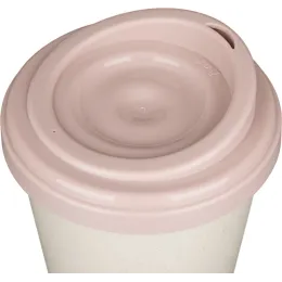 Термостакан двухслойный из безопасного полипропилена, Phibo 400 мл. бежевый