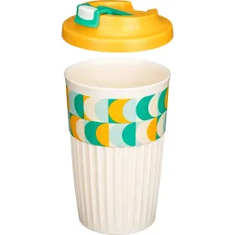 Termostakan ichimliklar uchun klapanli, 450 ml Phibo "Geometriya" sabzirang