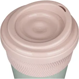 Термостакан двухслойный с противоскользящим кольцом, Phibo 300 мл зеленый