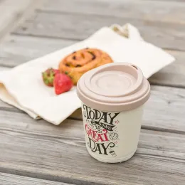 Термостакан 300 мл с разным декором, Phibo бежевый