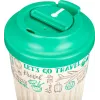Termostakan ichimliklar uchun klapanli, 450 ml Phibo "Travel" yashil
