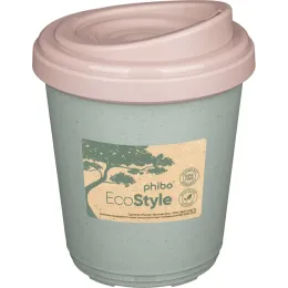 Термостакан двухслойный из безопасного полипропилена, Phibo 300 мл. зеленый