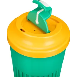 Термостакан с клапаном для горячих напитков, 450 мл Phibo зеленый