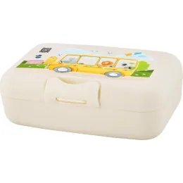 Bolalar lanch-boks Plast Team Baby Play with Me Busy Animals