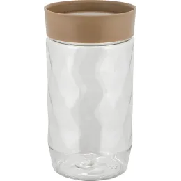 Банка для сыпучих продуктов 1 л с завинчивающейся крышкой Plast Team STOCKHOLM шоколадный мокко