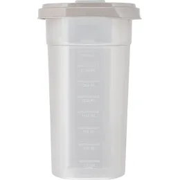 Контейнер 2,5 л для сыпучих продуктов, Plast Team BERGEN пепельный жемчуг