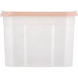 Контейнер 2,5 л для сыпучих продуктов, Plast Team BERGEN персиковая карамель