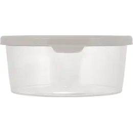 Контейнер для продуктов 0,5 л круглый Plast Team HELSINKI Artichoke пепельный жемчуг