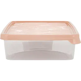 Saqlash idishi 0,9L toʻgʻri toʻrtburchak Plast Team HELSINKI Artichoke shaftoli karamel