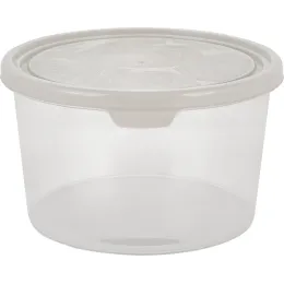 Контейнер для продуктов 0,75 л круглый Plast Team HELSINKI Artichoke пепельный жемчуг