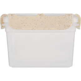 Saqlash idishi qulflash tizimi bilan 0,7L Plast Team Green Republic zig'ir