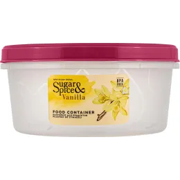 Buraladigan qopqoqlik oziq-ovqat bankasi 0,4 l Sugar&Spice Vanilla brusnika