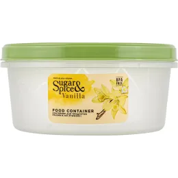 Buraladigan qopqoqlik oziq-ovqat bankasi 0,4 l Sugar&Spice Vanilla pista