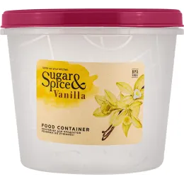 Buraladigan qopqoqlik oziq-ovqat bankasi 0,7 l Sugar&Spice Vanilla brusnika