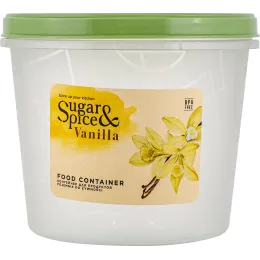 Buraladigan qopqoqlik oziq-ovqat bankasi 0,7 l Sugar&Spice Vanilla pista