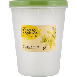 Buraladigan qopqoqlik oziq-ovqat bankasi 1 l Sugar&Spice Vanilla pista