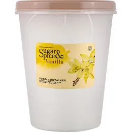 Buraladigan qopqoqlik oziq-ovqat bankasi 1 l Sugar&Spice Vanilla latte