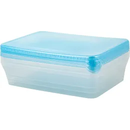 Muzlatgich uchun idishlar to'plami, oziq-ovqat saqlash idishlari, Sugar&Spice 3x0,9l ko'k