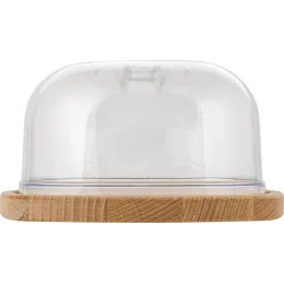 Shaffof qopqoqli oziq-ovqat konteyneri Sugar&Spice Rosemary yog'och